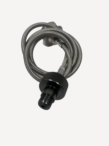 Адаптер газовый BRS-17ELS_HOSE LPG-Резьба (Стальной; Шланг 1м)